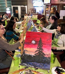 Paint Night with the Neonatal-Perinatal Team