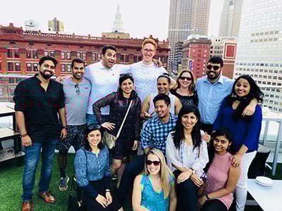 House Officers Association Group Photo outdoors