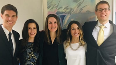 Group of dermatology students