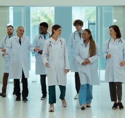 Group of medical students